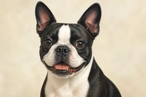 Boston Terrier breed illustration