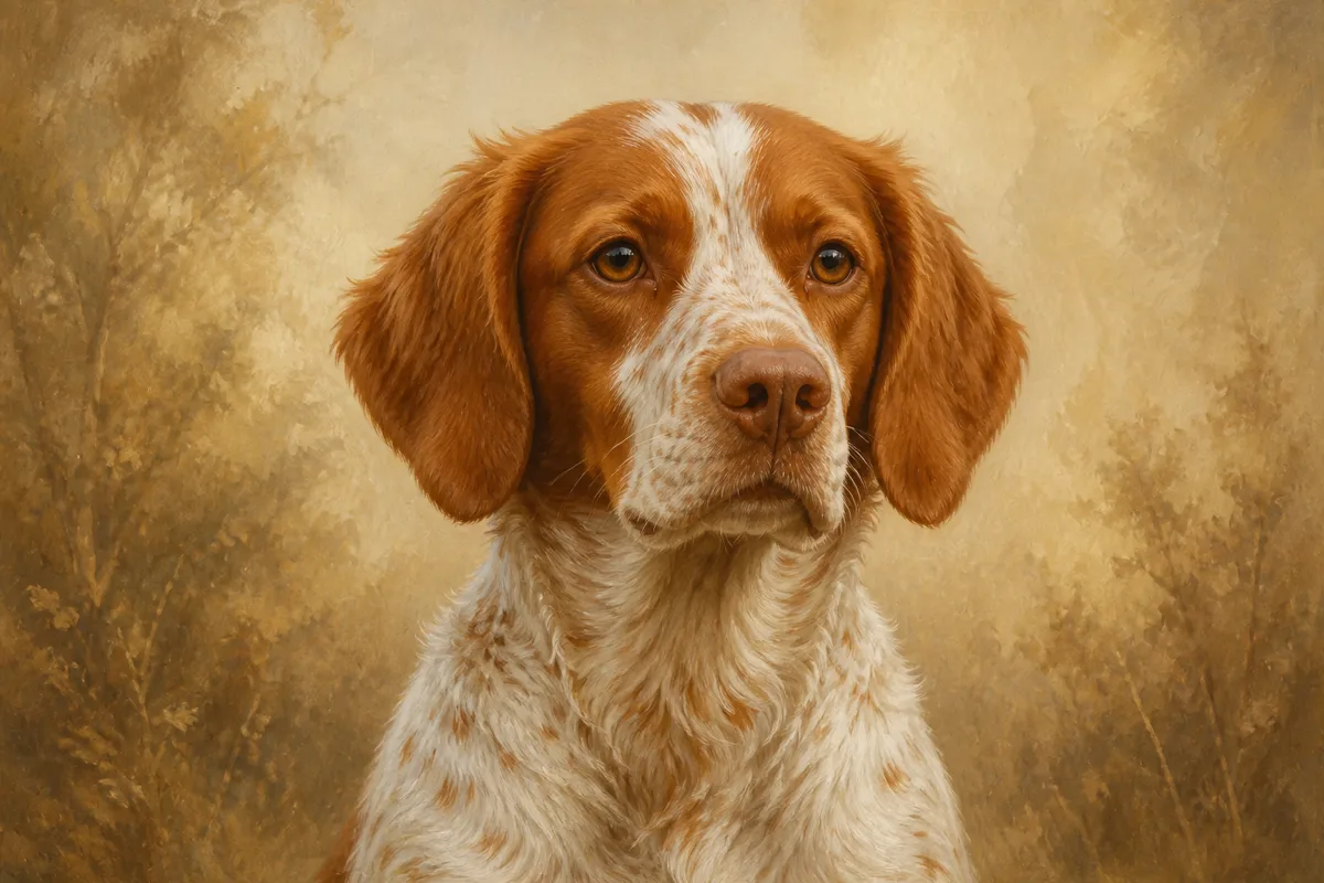 Brittany breed illustration
