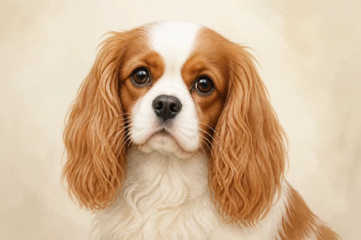 Cavalier King Charles Spaniel breed illustration