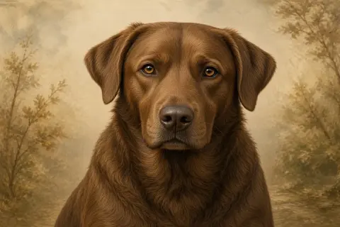 Chesapeake Bay Retriever breed illustration