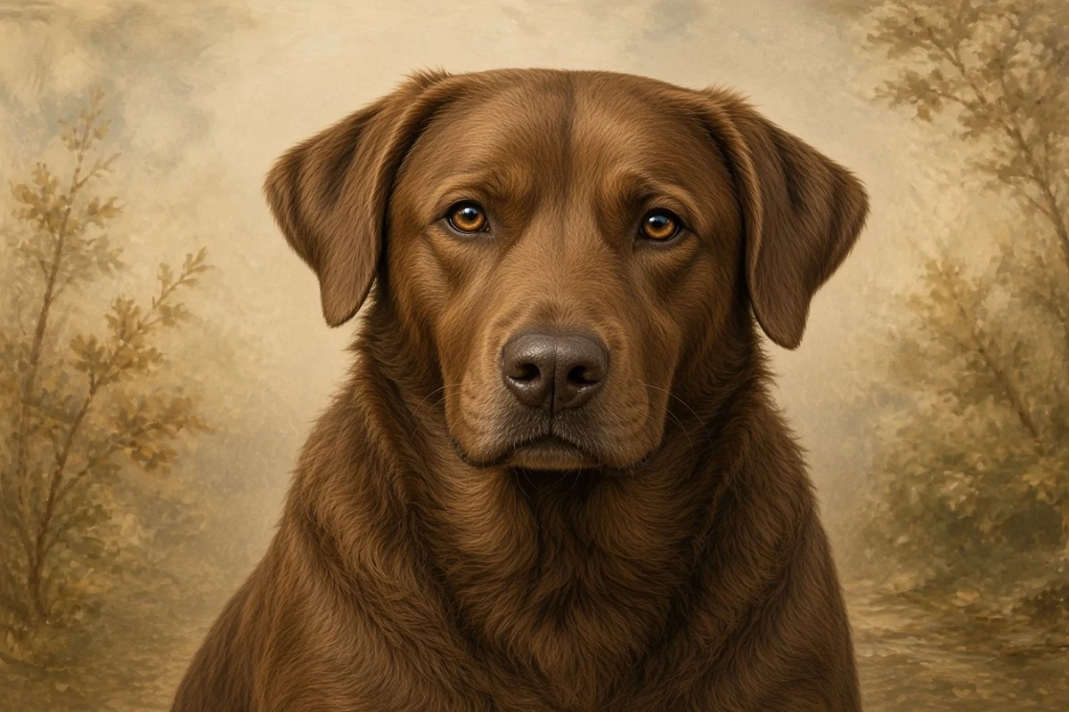 Chesapeake Bay Retriever breed illustration