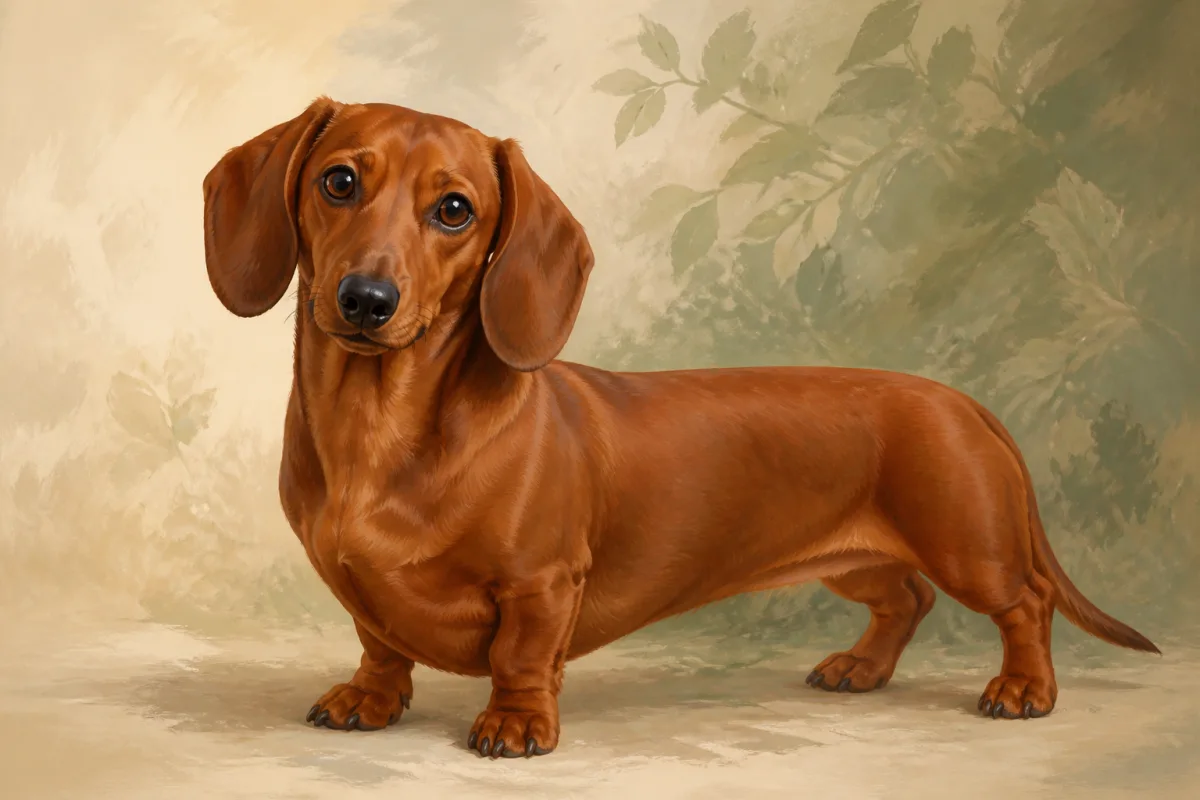 Dachshund breed illustration