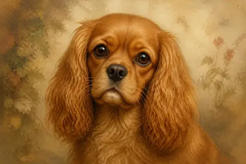 English Cocker Spaniel breed illustration
