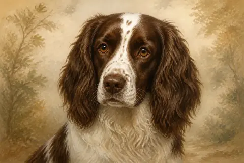 English Springer Spaniel breed illustration