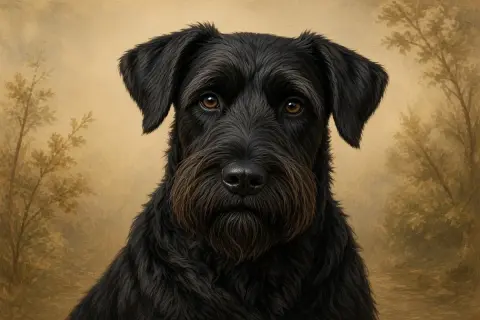 Giant Schnauzer breed illustration