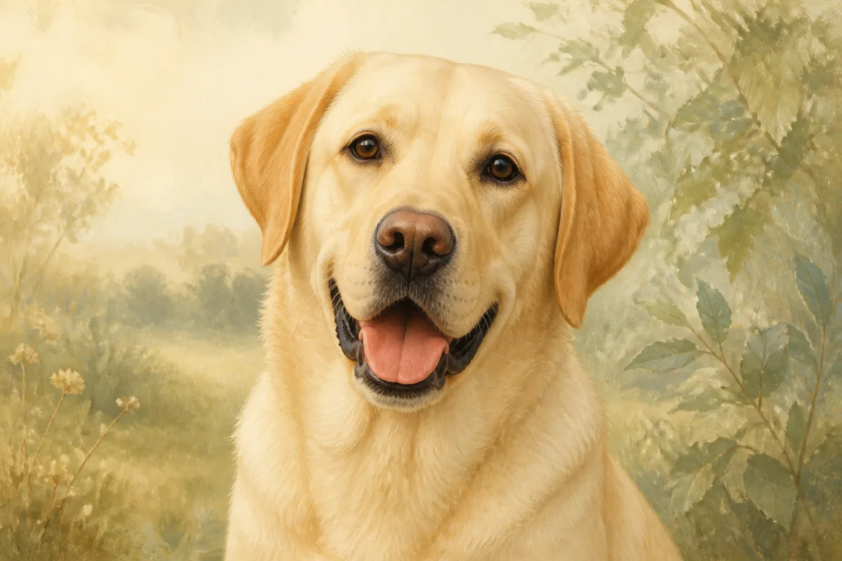 Labrador Retriever breed illustration