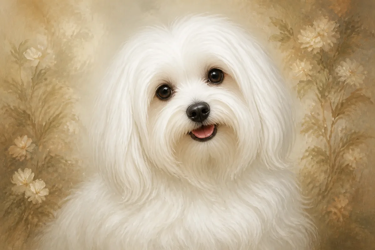 Maltese breed illustration