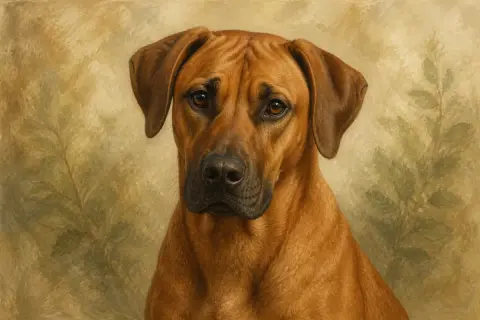 Rhodesian Ridgeback breed illustration