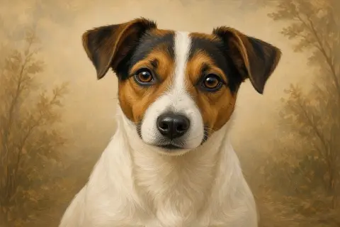 Russell Terrier breed illustration