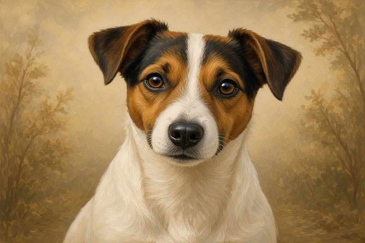 Russell Terrier breed illustration