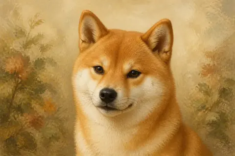 Shiba Inu breed illustration