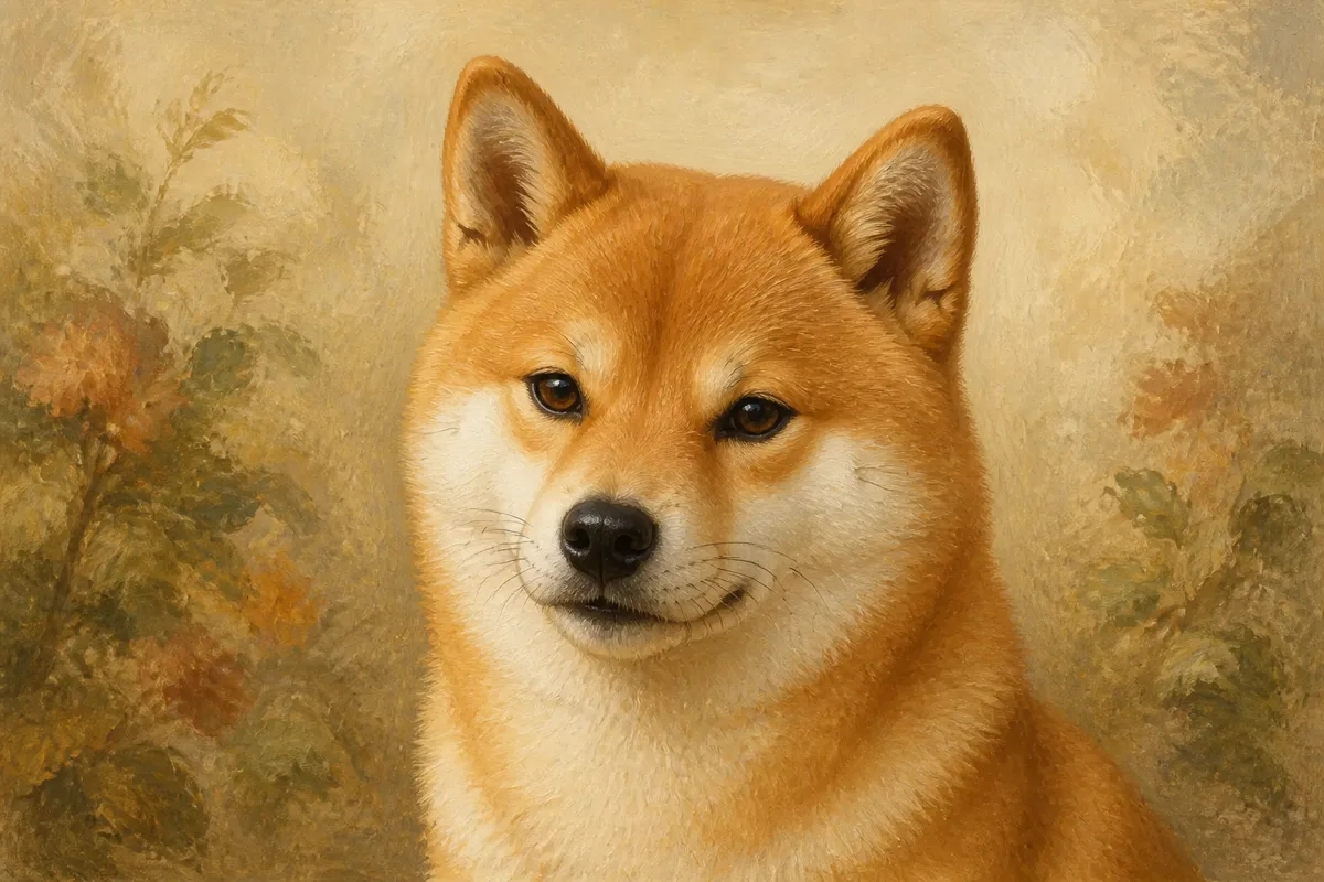 Shiba Inu breed illustration