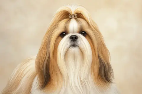 Shih Tzu breed illustration