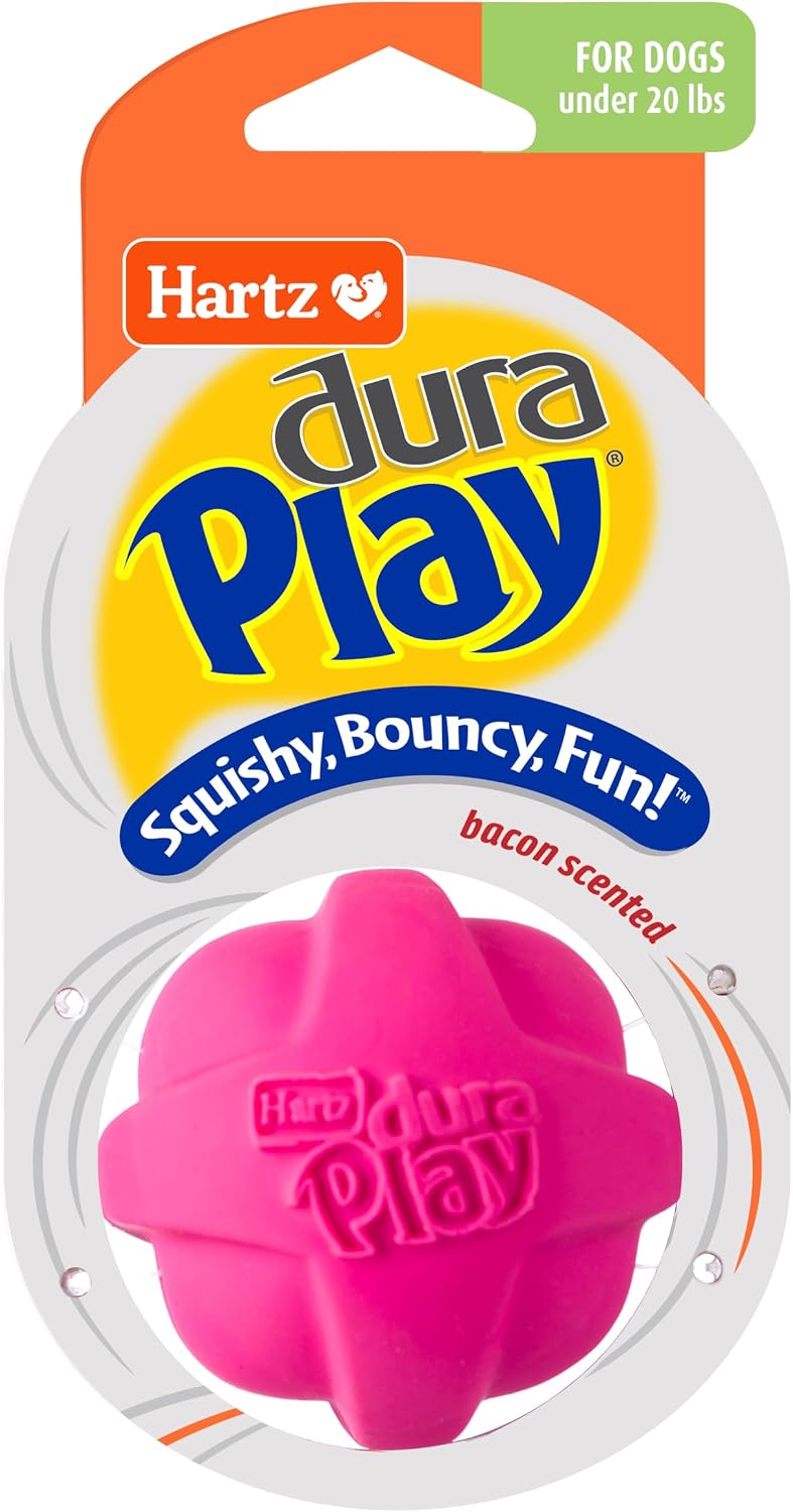 Hartz Dura Play Bacon Dog Toy (Small)