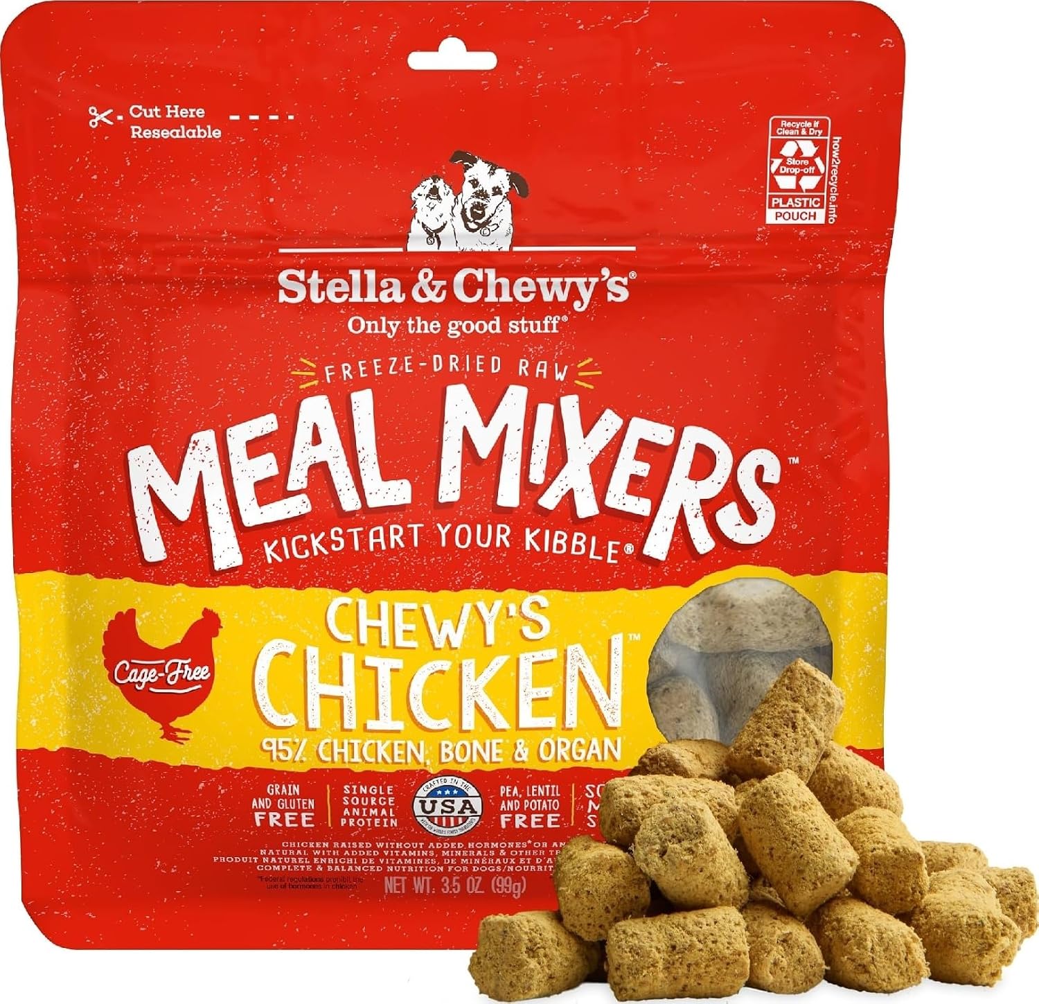 Stella & Chewy's Freeze-Dried Raw Chicken Meal Mixers (3.5 oz)