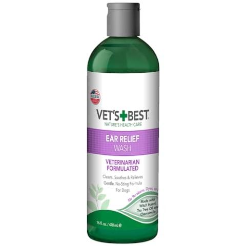 Vet's Best Ear Relief Wash for Dogs (16 oz)