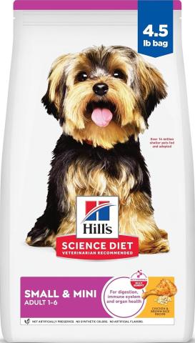 Hill's Science Diet Adult Small & Mini Chicken & Brown Rice (4.5 lb)