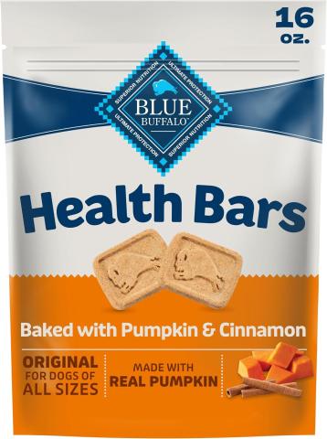 Blue Buffalo Health Bars Baked Dog Treats Pumpkin & Cinnamon