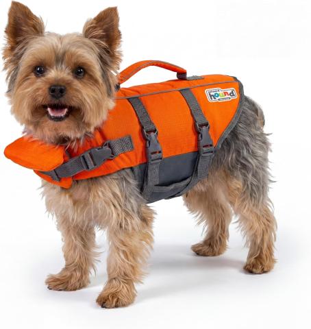 Outward Hound Granby Splash Dog Life Jacket (Orange)