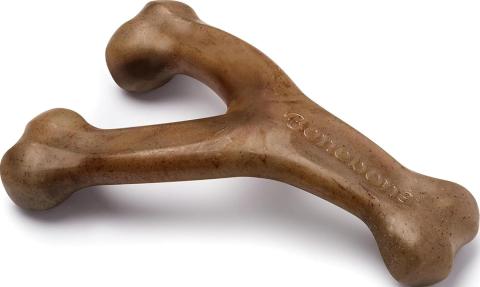 Benebone Wishbone Durable Dog Chew (Bacon, Medium)