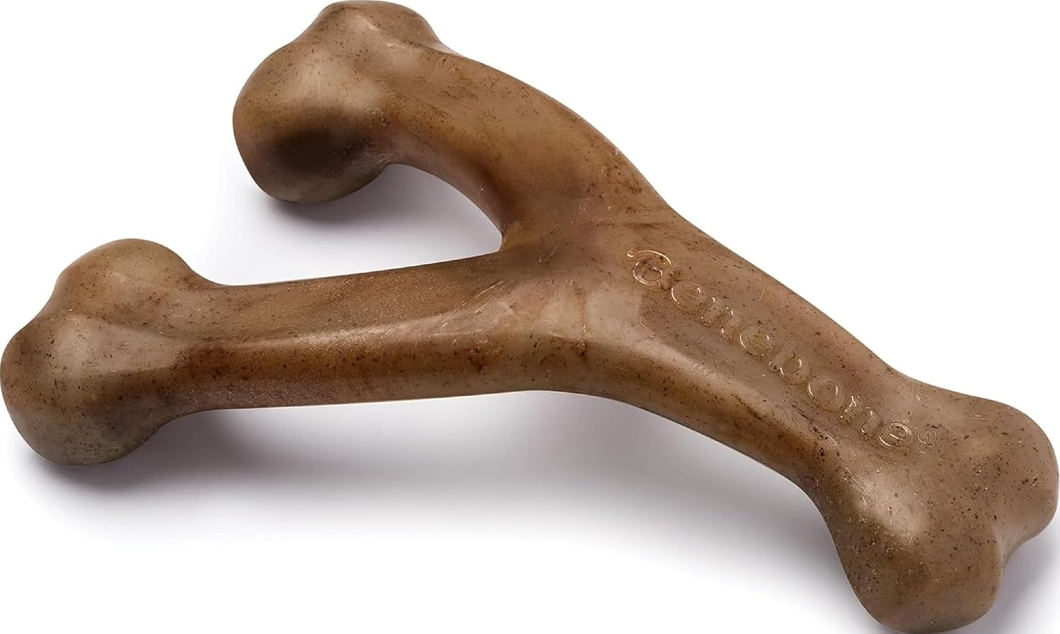 Benebone Wishbone Durable Dog Chew (Bacon, Medium)