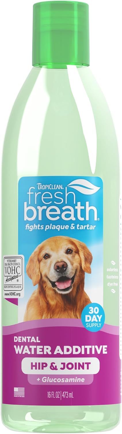 TropiClean Fresh Breath Oral Care Water Additive for Dogs