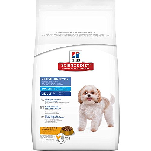 Hill's Science Diet Adult 7+ Small Bites Chicken Meal, Barley & Brown Rice (15 lb)