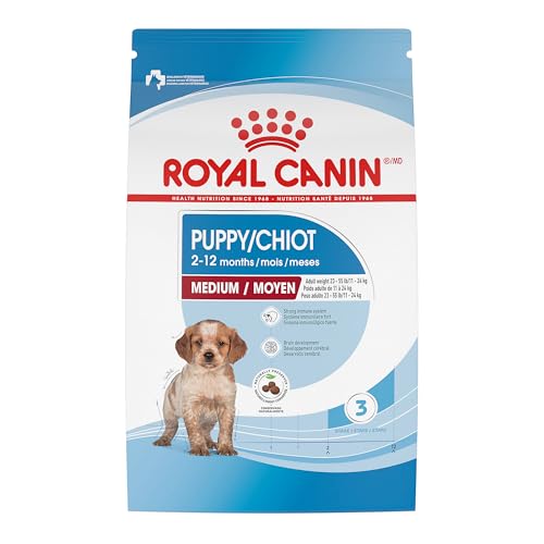Royal Canin Size Health Nutrition Medium Puppy Dry Dog Food (17 lb)