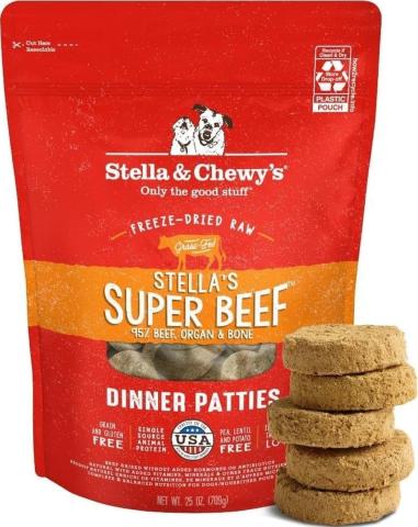 Stella & Chewy's Freeze-Dried Raw Beef Dinner Patties (25 oz)