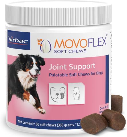 MOVOFLEX Soft Chews Hip and Joint Support for Large Dogs (60 Count)