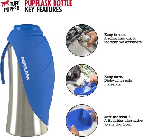 PupFlask Large Stainless Dog Water Bottle