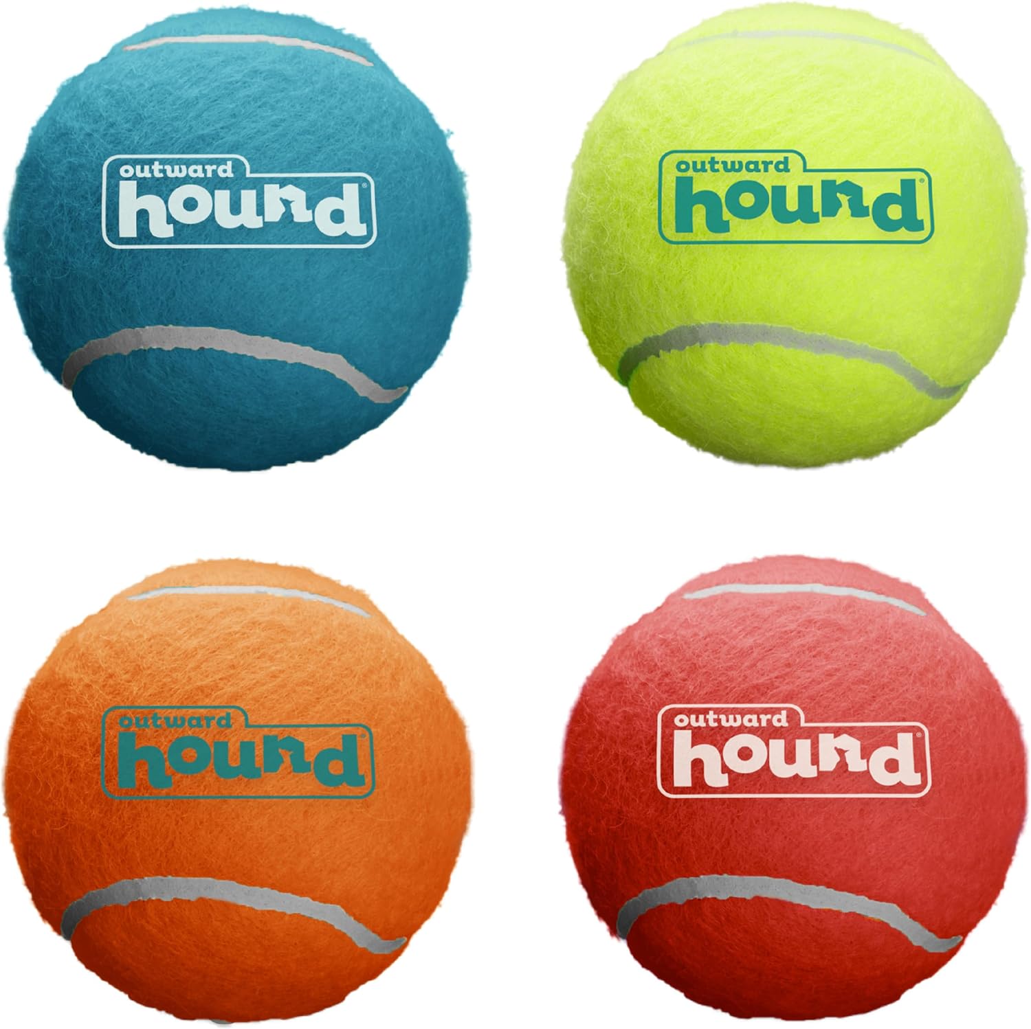 Outward Hound Squeaker Ballz (Medium 2.5", 4-Pack)