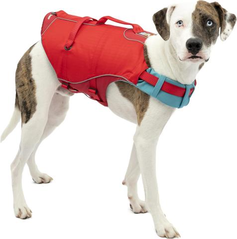 Kurgo Surf n' Turf Dog Life Jacket (Medium, Chili Red)