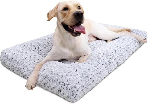 KSIIA Washable Medium Dog Crate Bed (35×23")