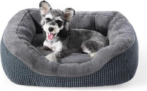 INVENHO Small Orthopedic Dog Bed (20×19×6")