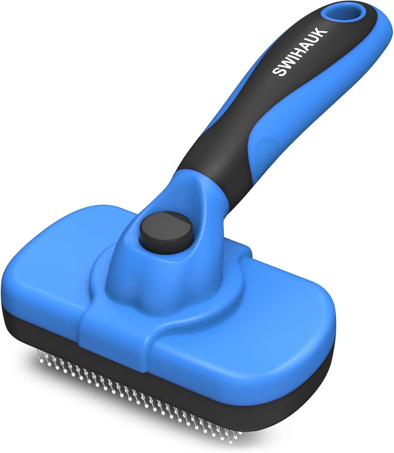 Swihauk Self-Cleaning Slicker Brush (Blue)