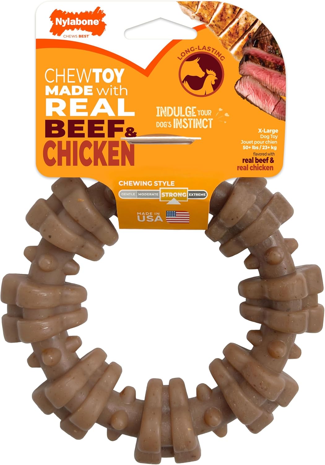 Nylabone Strong Chew Ring (X-Large, 50+ lbs)